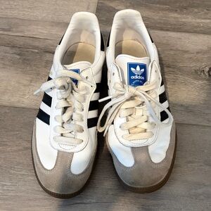 adidas White Black Blue Brown Women's Sneakers